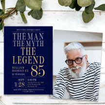 85歳の誕生日 おとこ 伝説 写真