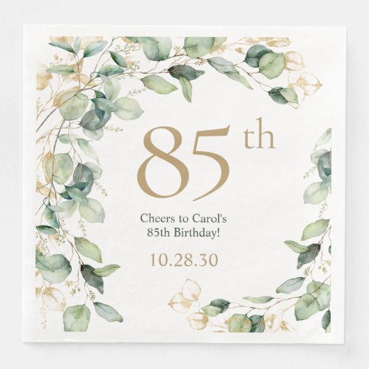 85歳の誕生日 ユーカリ (正面)