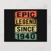 85歳の誕生日 1940 伝説の誕生日 85歳 ポストカード (正面)