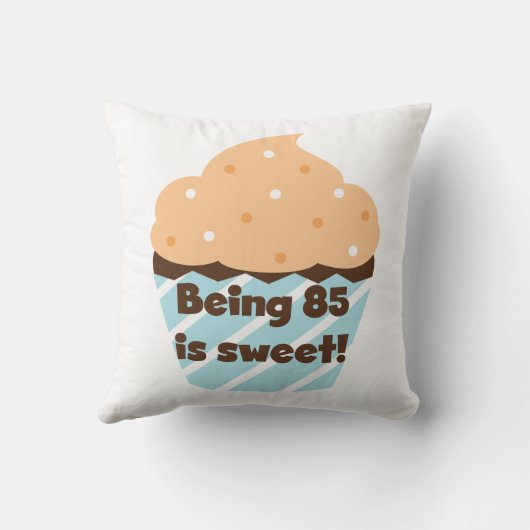 85歳は甘い誕生日Tシャツとプレゼント クッション (裏面)