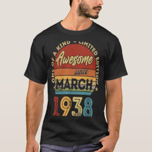 85歳1938年3月85誕生日2 Tシャツ