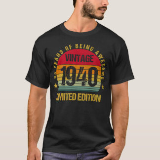 85歳1940年85誕生日 おもしろい Tシャツ