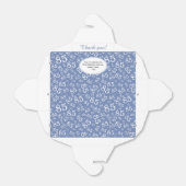 85番目のパーティーの青/白の乱数パターン フェイバーボックス (折り畳みなし)