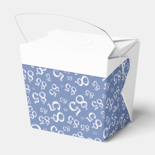 85番目のパーティーの青/白の乱数パターン フェイバーボックス (裏面サイド)