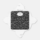 85番目のパーティーの黒/白の乱数パターン フェイバーボックス (折り畳みなし)