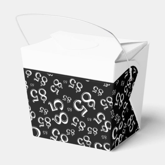 85番目のパーティーの黒/白の乱数パターン フェイバーボックス (裏面サイド)