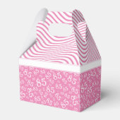 85番目のパーティーピンク/白の乱数パターン フェイバーボックス (裏面サイド)