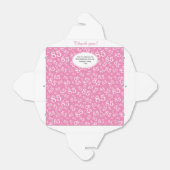 85番目のパーティーピンク/白の乱数パターン フェイバーボックス (折り畳みなし)