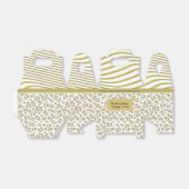 85番目のパーティー金ゴールド/白の乱数パターン フェイバーボックス (折り畳みなし)