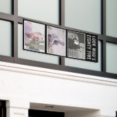 85番目の誕生日フォトバナー 横断幕 (ビルの外側)