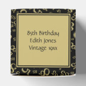 85番目の黒/金ゴールド乱数パターン フェイバーボックス (上部)