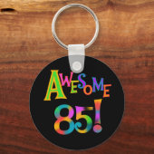 85素晴らし誕生日Tシャツとギフト キーホルダー (正面)