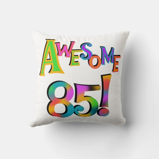 85素晴らし誕生日Tシャツとギフト クッション (裏面)