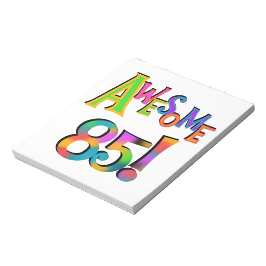 85素晴らし誕生日Tシャツとギフト ノートパッド (回転)