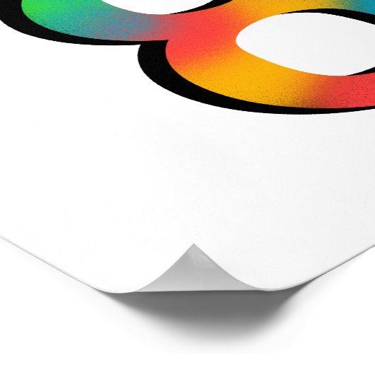 85素晴らし誕生日Tシャツとギフト ポスター (角)