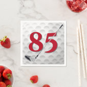 85誕生日ゴルフクラブナプキンス スタンダードカクテルナプキン (インサイチュ)