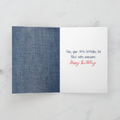 85誕生日スティックフィギュア赤気球 カード (内部)