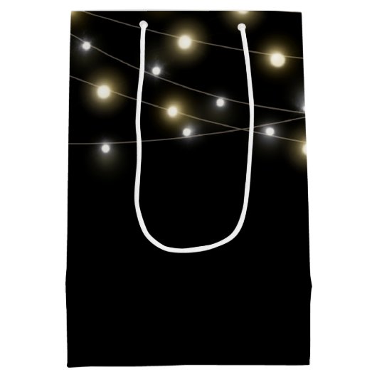 85誕生日ビールグラスにスパークラーズ ミディアムペーパーバッグ (裏面)