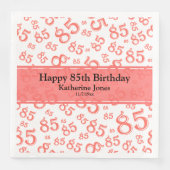 85誕生日乱数模様サンゴ/白 (正面)