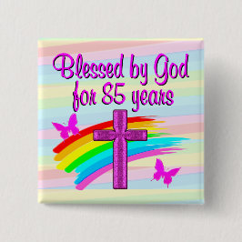 85誕生日神の恵みボタン 缶バッジ