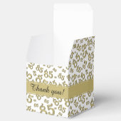 85誕生日金ゴールド/白コラージパターン フェイバーボックス (オープン)