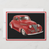 85誕生日1939クーペ日付を保存 セーブザデート (裏面)