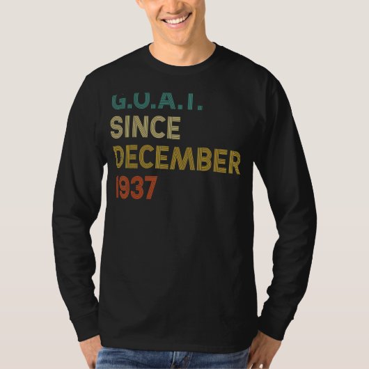 85誕生日85歳ヤギ1932年以降 Tシャツ (正面)