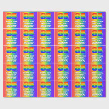 85誕生日: カラフル、おもしろいレインボーパターン# 85