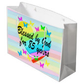 85賛美年のハート抱き枕 ラージペーパーバッグ (裏面アングル)