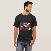856ニュージャージーの市外局番 Tシャツ (正面フル)