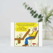 856偏執型ブラッドハウンド漫画 ポストカード (スタンド正面)