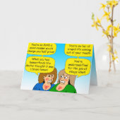 858私は残念なカード漫画カードです カード (黄色い花)