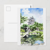 85:高島城 ポストカード (正面/裏面)