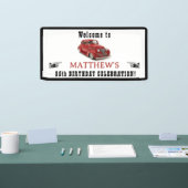 85thまたは誕生日カーカスタムへようこそクラシック 横断幕 (トレードショー)