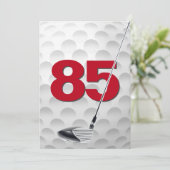 85thバースデーパーティーゴルフテーマ 招待状 (スタンド正面)