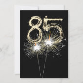 85thバースデーパーティースパーカー 招待状 (正面)