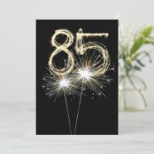 85thバースデーパーティースパーカー 招待状 (スタンド正面)