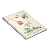 85thバースデーパーティーパッシフローラカスタムゲストブック ノートブック (右側)