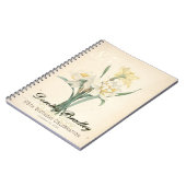 85thバースデーパーティーボタニカルナルシススゲストブック ノートブック (左側)