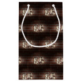 85thバースデーマルケライトの上にレンガ スモールペーパーバッグ (裏面)