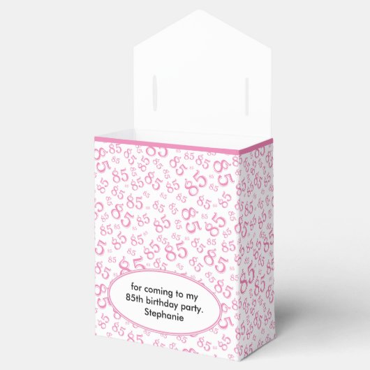 85thピンク/白の乱数パターン フェイバーボックス (オープン)