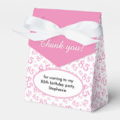 85thピンク/白の乱数パターン フェイバーボックス (正面サイド)