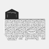 85thブラック/ホワイト乱数パターン フェイバーボックス (折り畳みなし)