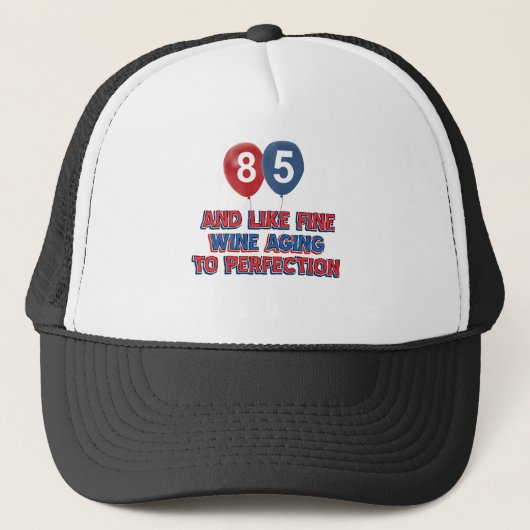85th年の誕生日のデザイン キャップ (正面)