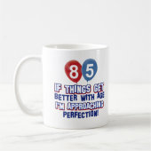 85th歳の誕生日プレゼント コーヒーマグカップ (左)