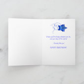 85th誕生日カードと抽象芸術マス。 カード (内部)