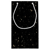 85th誕生日スパークラオンブラック スモールペーパーバッグ (裏面)