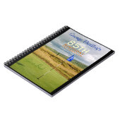 85th誕生祝いのゴルフ来客名簿 ノートブック (左側)