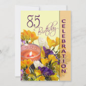 85th誕生祝いのパーティの招待状 招待状 (正面)