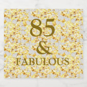 85th Birthday  スパークリングワインラベル (シングルラベル)